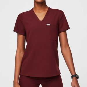 Figs Short Sleeve Scrub Top